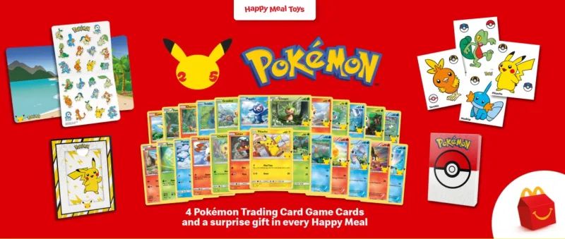McDonald’s Pokémon Happy Meal Cards Are Selling Out Thanks To Adult Fans And Scalpers