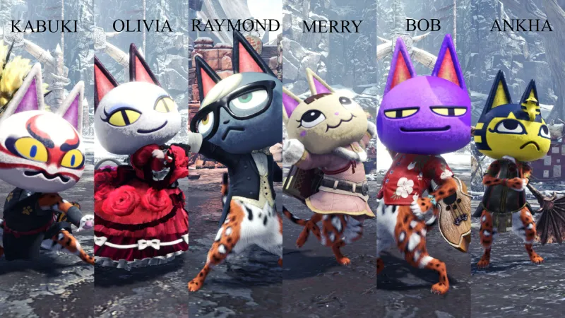 This Monster Hunter World Mod Replaces Palicos With Animal Crossing Villagers 
