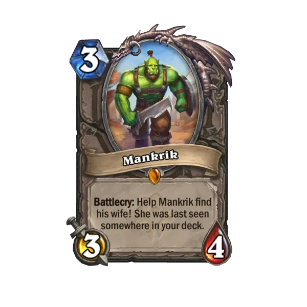 Find Mankrik's Wife In Hearthstone's Forged In The Barrens Expansion