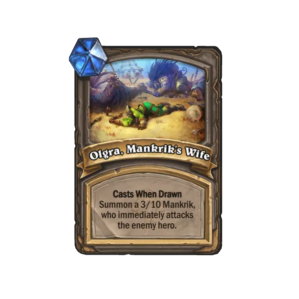 Find Mankrik's Wife In Hearthstone's Forged In The Barrens Expansion