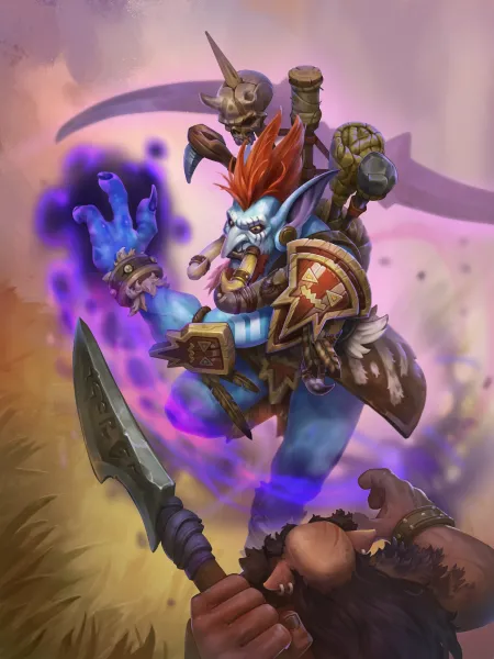 Check Out An Exclusive Hearthstone: Mercenaries Reveal, Shadow Hunter Vol’Jin 