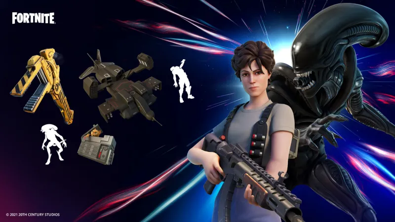 Aliens' Ripley And Xenomorph Join Fortnite