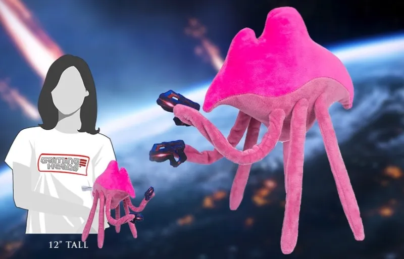 "Enkindle This" With Mass Effect Blasto Plush, Equipped With Itty Bitty Carnifex Pistols