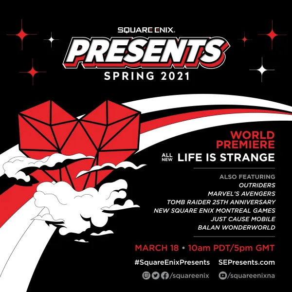 Square Enix Showcase Announced With Life Is Strange, Outriders, And More News