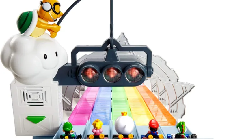 New Hot Wheels Mario Kart Rainbow Road Track Revealed (UPDATE)