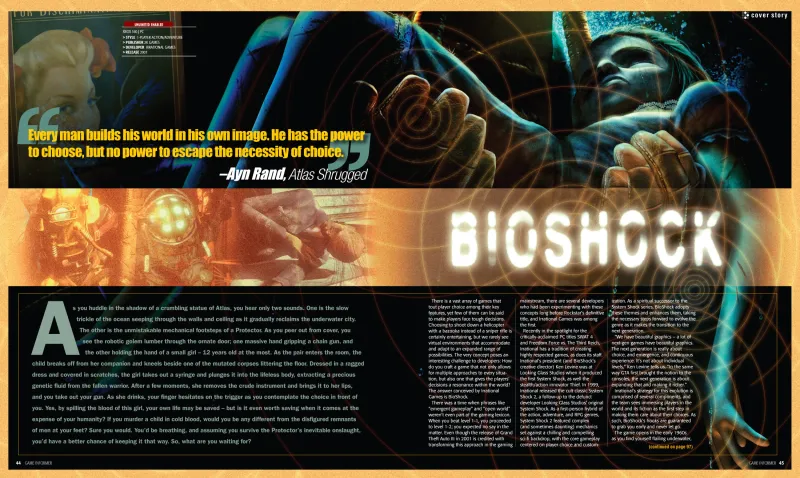 Read Our Original BioShock Cover Story From 2006