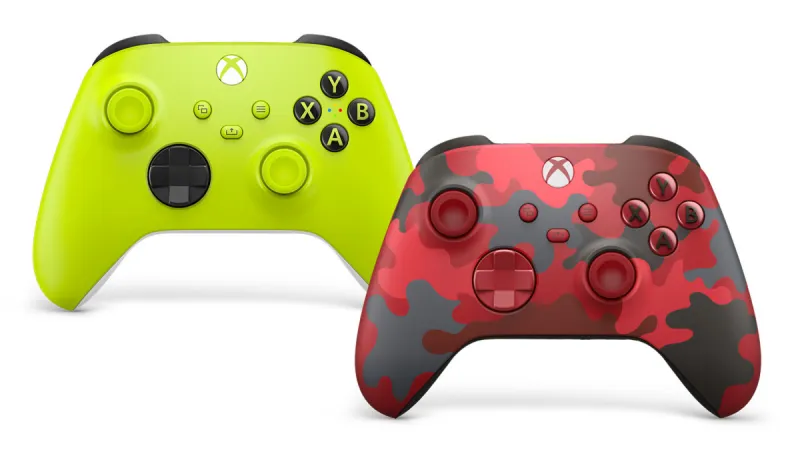 Two New Xbox Series X Wireless Controllers Revealed With Electric Volt and Daystrike Camo