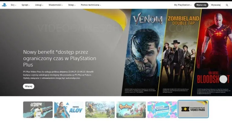 Official Sony Website Leaks PlayStation Plus Video Pass 