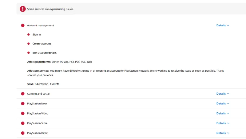 PlayStation Server Outage: PSN Is Down 