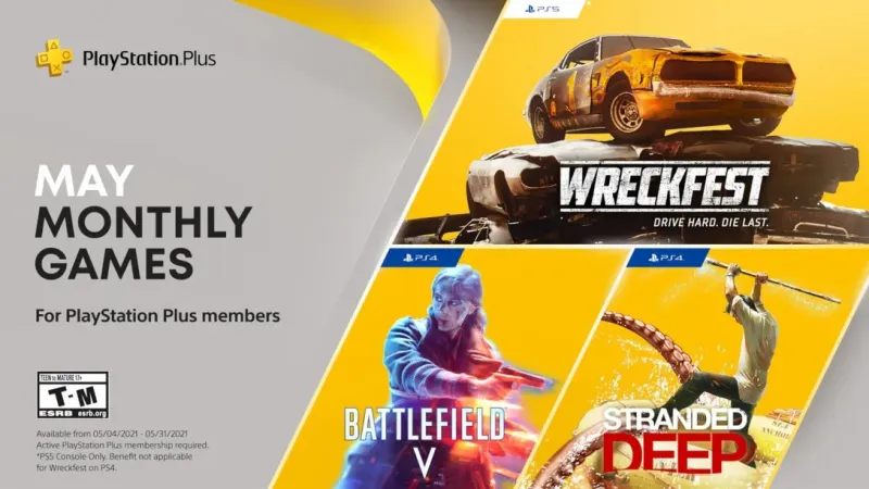 Free PS Plus May 2021 Games Revealed, Including Battlefield V