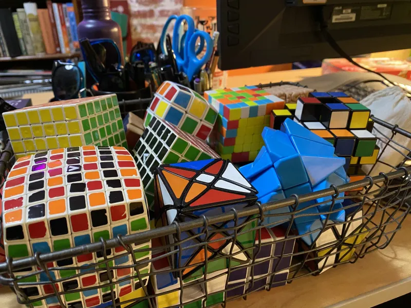 The Secrets Behind Tim Schafer's Rubik's Cube Collection