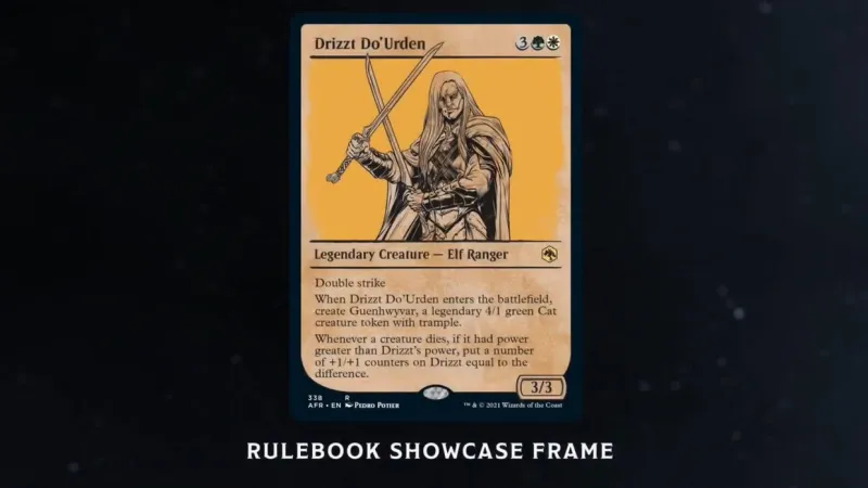 Drizzt Do’Urden Comes To Magic: The Gathering