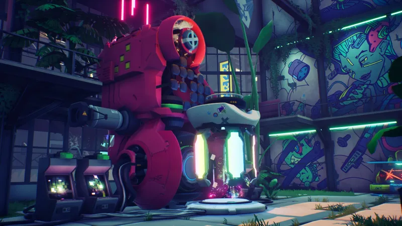 Arcadegeddon Is A Flashy Hip Hop Concert Of Cooperative And Competitive Multiplayer