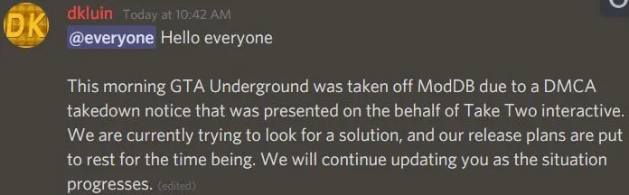 Take-Two Is Taking Down More GTA Mods, Bad News For GTA Modders Scene