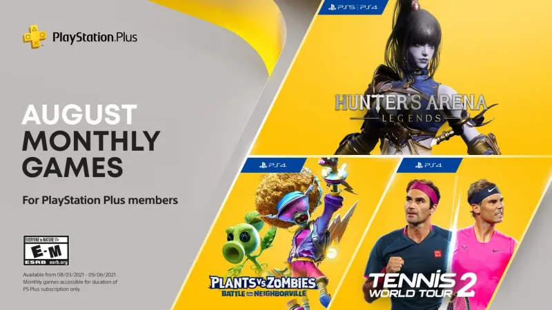 Free PS Plus August 2021 Games Revealed