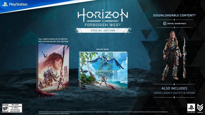 Horizon Forbidden West Different Editions Revealed, No Free PS5 Upgrade With Standard Copy