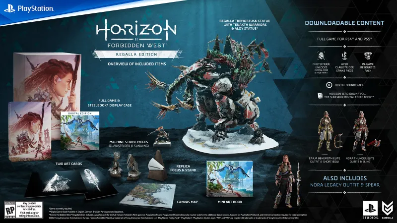 Horizon Forbidden West Different Editions Revealed, No Free PS5 Upgrade With Standard Copy
