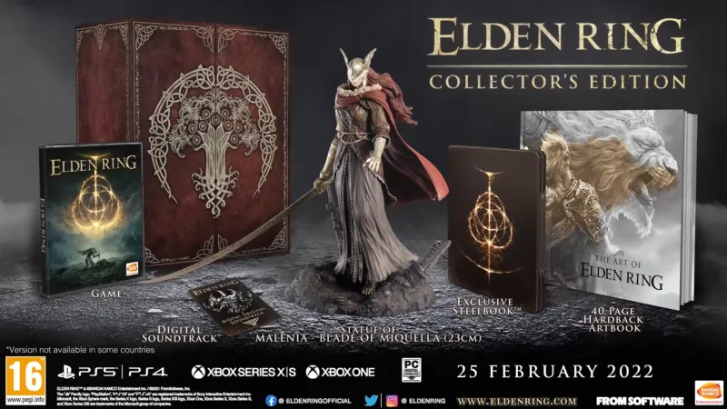 Elden Ring Physical Collector's Editions Revealed, Pre-Orders Open Now