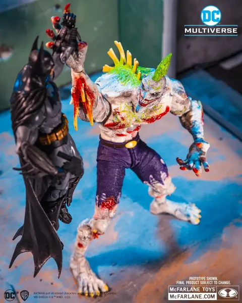 Batman: Arkham Asylum's Titan Joker Is Transforming Into A McFarlane Toys Action Figure