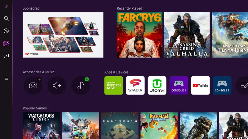 Samsung’s 2022 Lineup Of TVs Will Feature Stadia, GeForce Now, And NFT Support