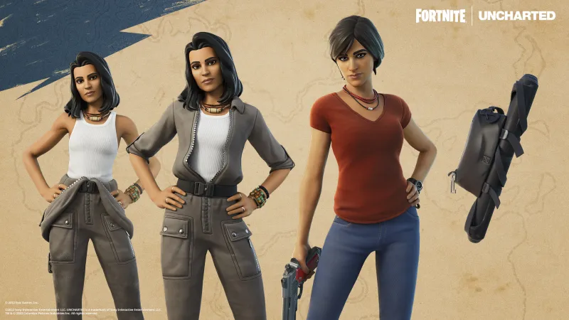 Uncharted's Nathan Drake And Chloe Frazer Will Be Treasure Hunting In Fortnite