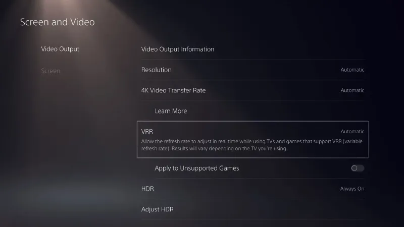 New PS5 Update Live, PlayStation Says Variable Refresh Rate Support Is Coming 