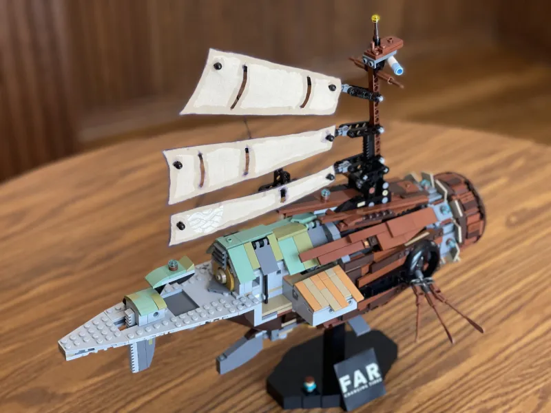 Watch This Time-Lapse Build Of The LEGO Far: Changing Tides Ship