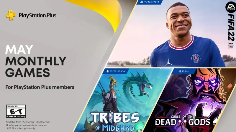 May's PlayStation Plus Games Includes FIFA 22, Tribes Of Midgard