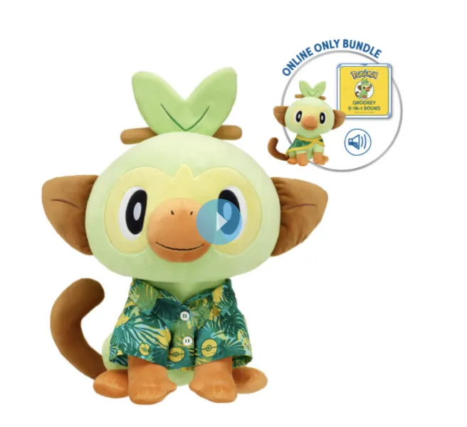 Pokémon: Grookey, The Best Gen 8 Starter, Is Now Available At Build-A-Bear