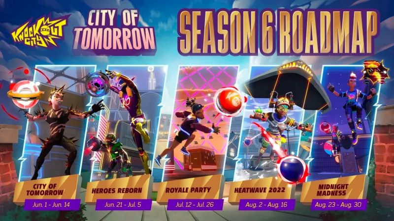 Knockout City Is Officially Free-To-Play, Season 6 Now Live