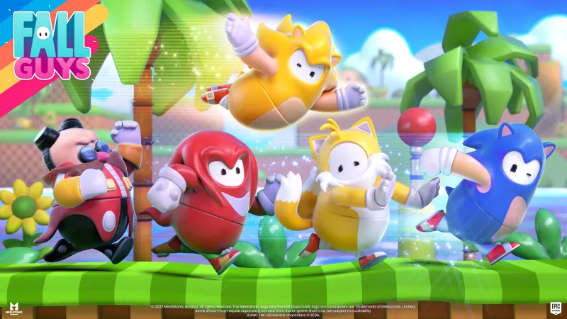 Sonic Costumes Return To Fall Guys In New Event Starting This Week