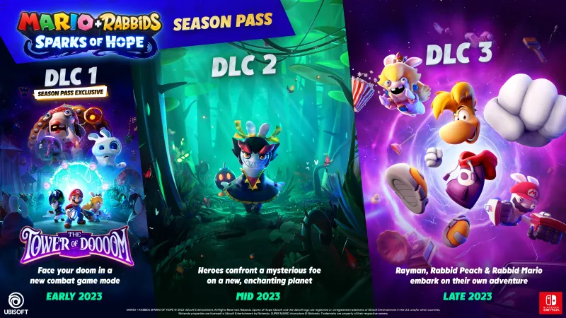 Mario + Rabbids Sparks Of Hope Gets Three Expansions Next Year