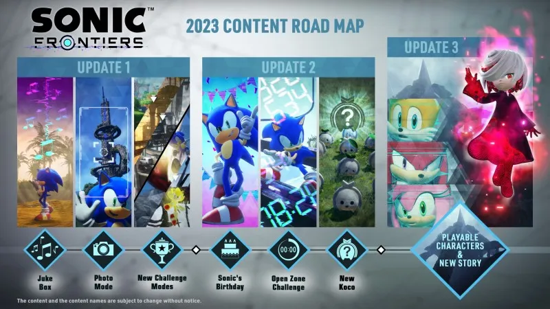 Sonic Frontiers' Second Free Content Update Celebrates Sonic's Birthday, Arrives Today