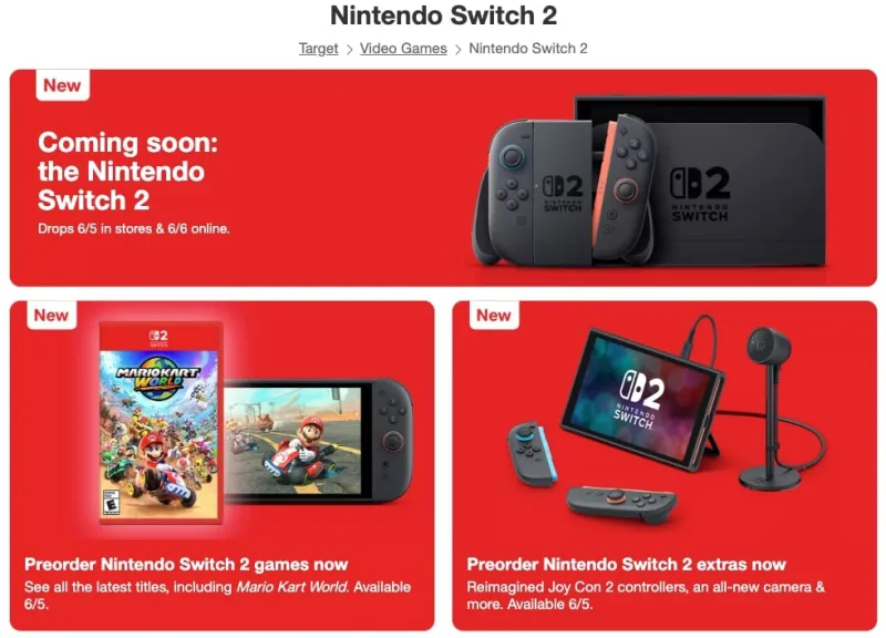 Here Are The Retailers Selling Nintendo Switch 2