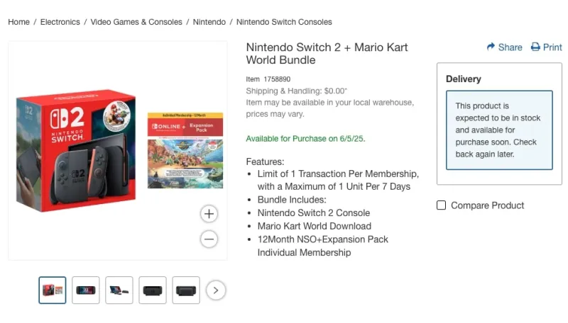 Here Are The Retailers Selling Nintendo Switch 2