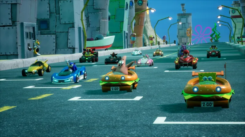 Sonic Racing: CrossWorlds Adds SpongeBob Characters To Roster