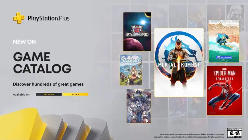 Spider-Man, Mortal Kombat 1, Sword Of the Sea, And More Headline August PS Plus Extra Offerings