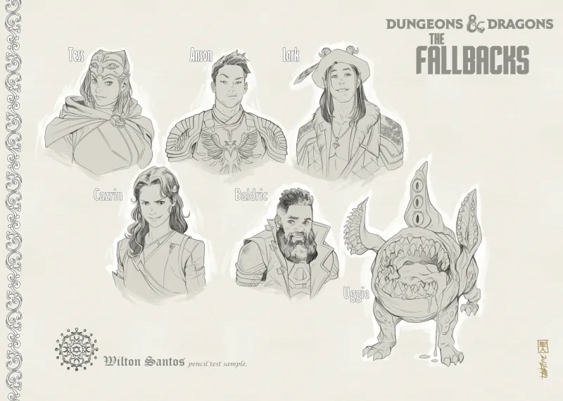 Dungeons & Dragons: The Fallbacks – Get An Exclusive Look At New Art And Character Sketches