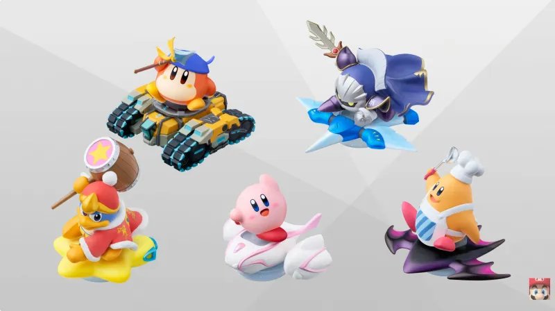 Nintendo Unveils Three More Kirby Air Riders Amiibo, Including Meta Knight And King Dedede