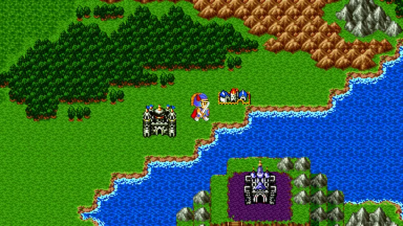 A screenshot from Dragon Quest I