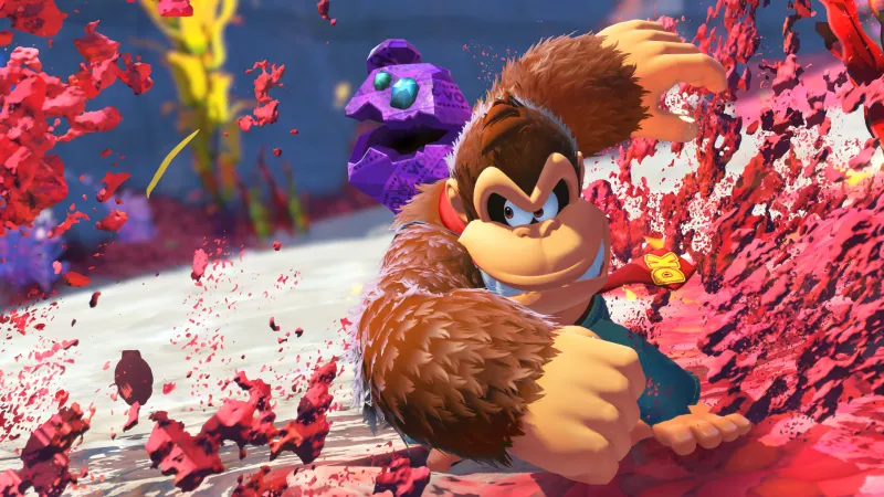 Donkey Kong Bananza Afterwards - Barrels Of Destruction