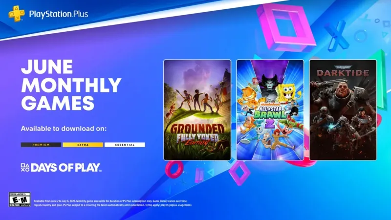 PlayStation Plus: Xbox's Grounded Leads The Charge This Month Alongside Warhammer 40,000: Darktide And More
