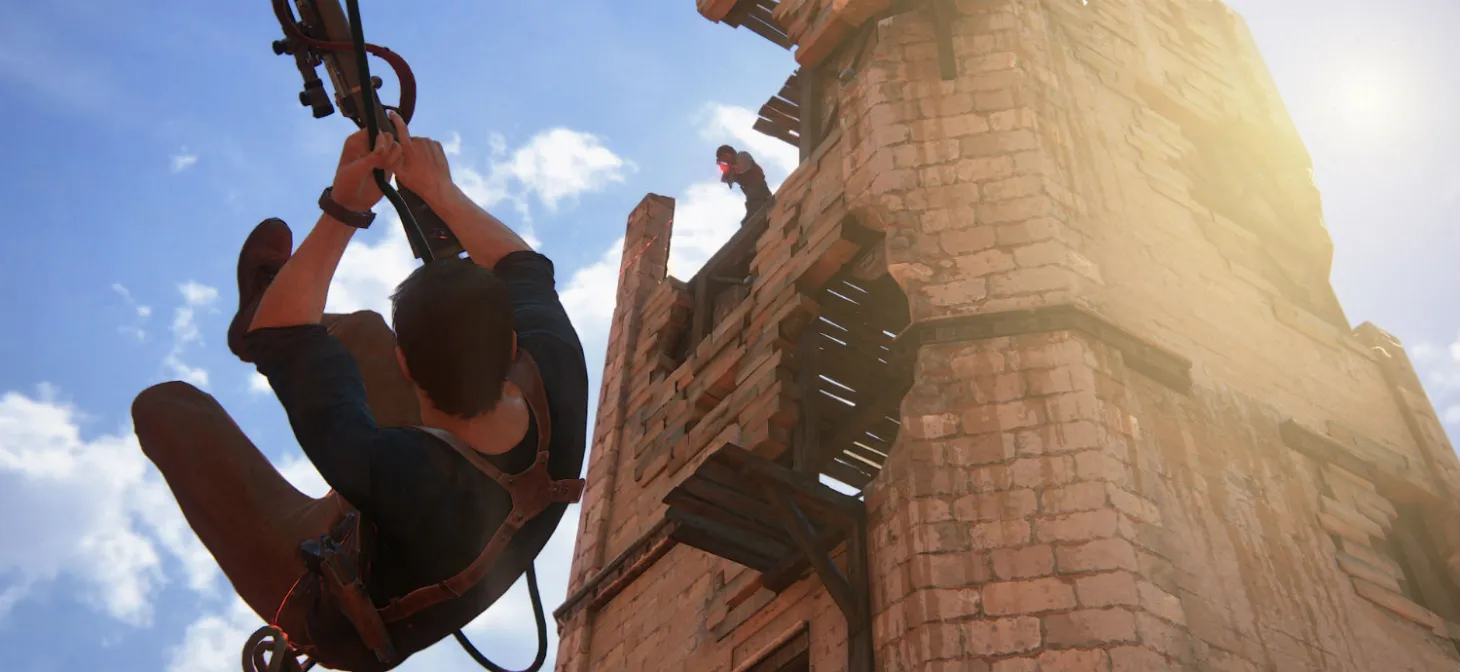 Nathan Drake Doesn't Have A Health Meter In Uncharted, He Has A Luck Meter