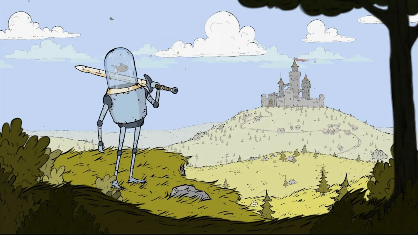 Exploring The Middle Ages As A Fish Inside A Robot
