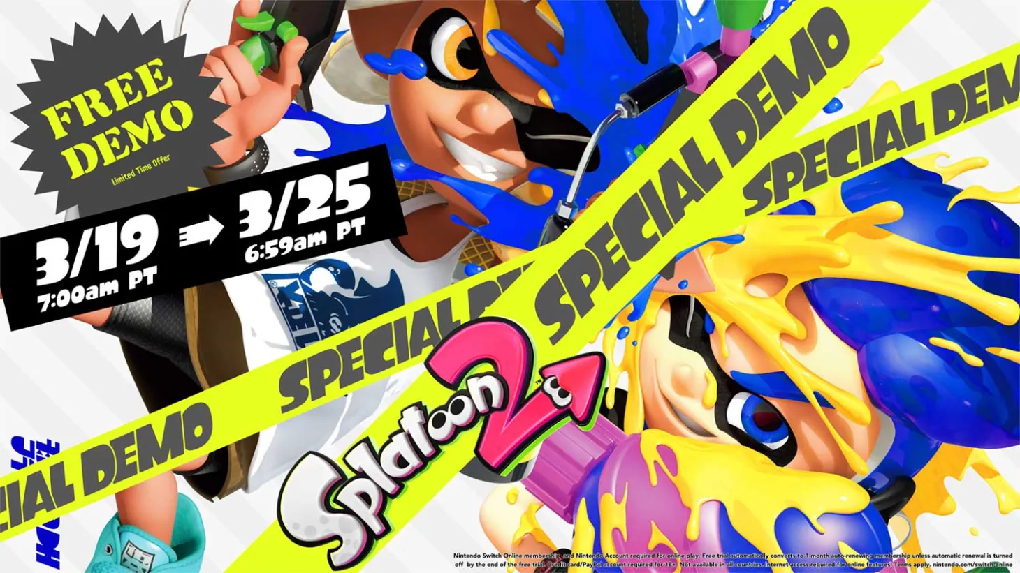 Nintendo Offering Splatoon 2 Free Online Trial