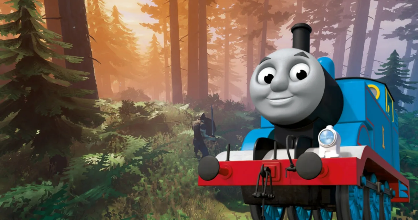Thomas The Tank Engine Invades Valheim, No Mod Needed