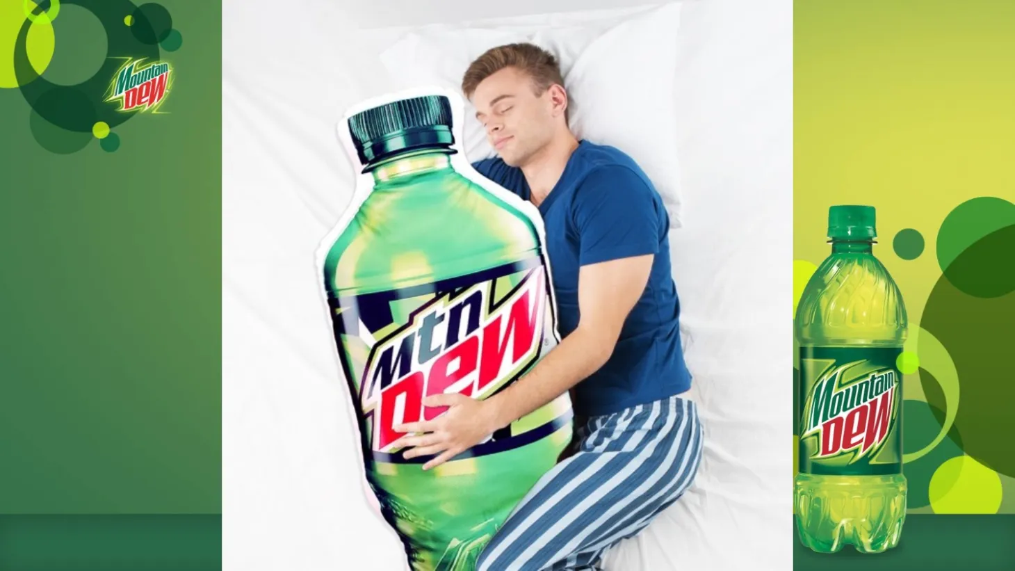 Treat Yo Self To A Giant Mountain Dew Body Pillow, Because You're Worth It