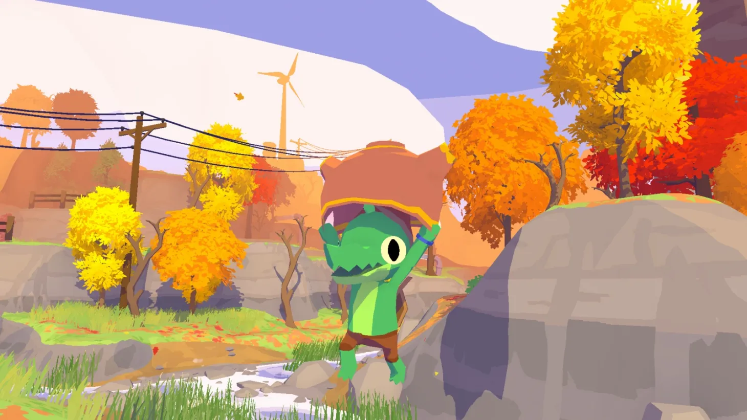 Explore A Cheerful Island Playground In Lil Gator Game 