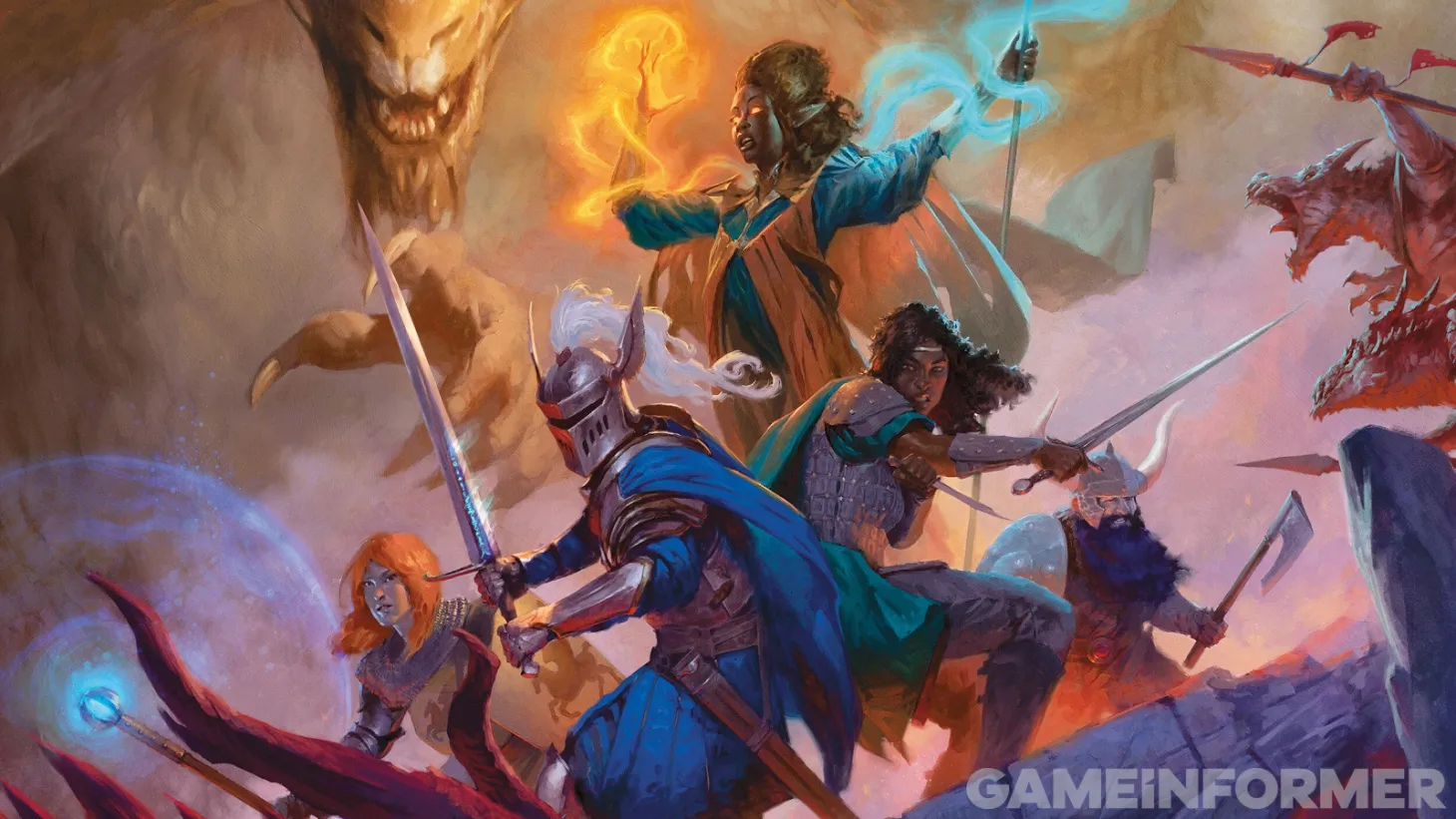 Art from the revised Dungeons & Dragons books 