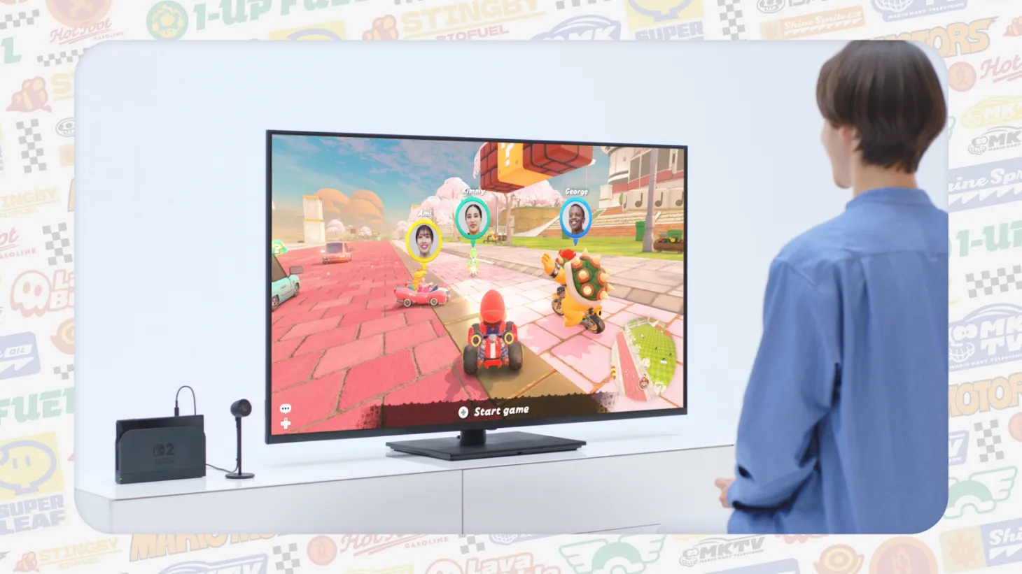 Mario Kart World's CameraPlay Lets You Broadcast Your Live Facial Reactions